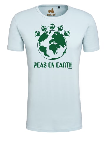 Logoshirt T-Shirt Peas On Earth in hellblau