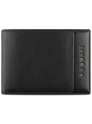 Bugatti Nome Geldbörse RFID Schutz Leder 12.5 cm schwarz