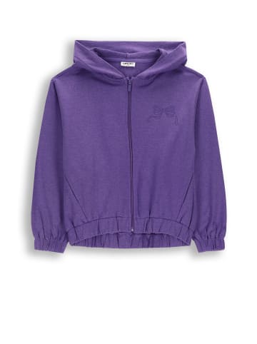 MOKIDA Kapuzensweatjacke in violett