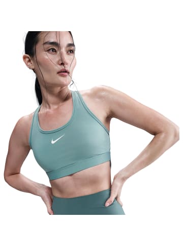 Nike W NK SWSH MED SPT BRA in Schwarz017