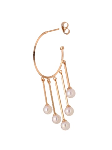 NAEMI Women Earrings in Rose Gold White