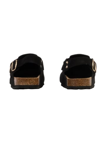 Divine Factory Leder-Pantoletten Boreal BS Schwarz
