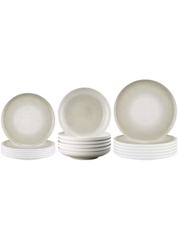 Seltmann Weiden 18-tlg. Teller-Set Sento Home in – in Aura cream