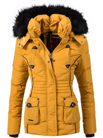 Marikoo Steppjacke Vanilla in Gelb