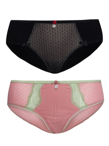 Vive Maria Panty-Set Rose & Pistache in schwarz/lightpink