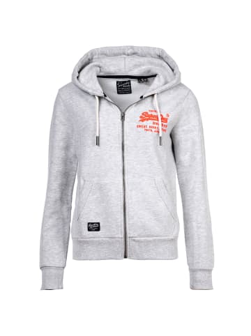 Superdry Sweatjacke in Grau