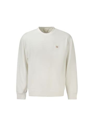 Calvin Klein Weißes Baumwoll-Sweatshirt