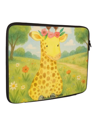 Mr. & Mrs. Panda Notebook Tasche Giraffe Blumenkranz Design ohne... in Weiß