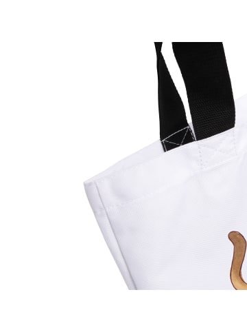 Mr. & Mrs. Panda Einkaufstasche Einhorn Katze ohne Spruch in Weiß