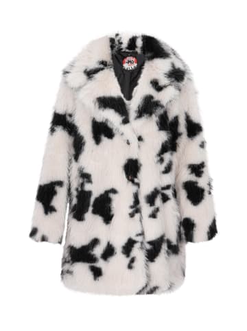 myMo ROCKS Coat in Weiss Schwarz