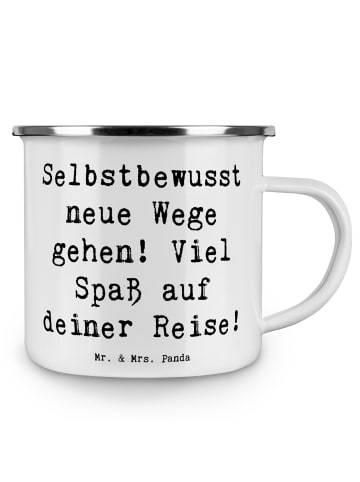 Mr. & Mrs. Panda Becher Spruch Alleine Reisen unternehmen mit Sp... in Weiß