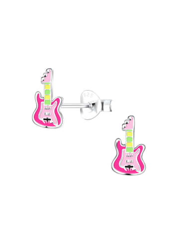 Alexander York Ohrstecker GITARRE in 925 Sterling Silber, 2-tlg. in rose