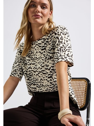 Street One T-Shirt in beige schoko