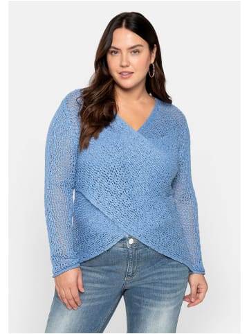 sheego by Joe Browns Pullover in mittelblau