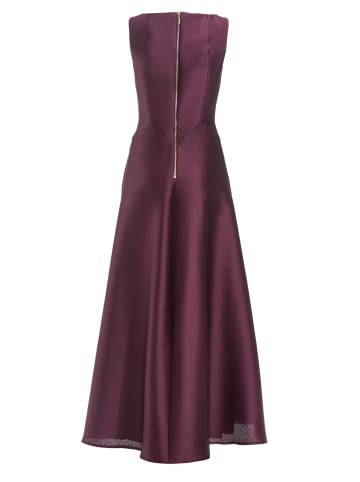 SWING Abendkleid in aubergine - 0003