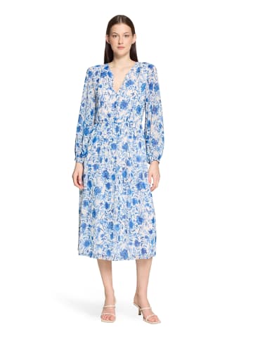 Vera Mont Sommerkleid im Boho Style in Blau/Weiß