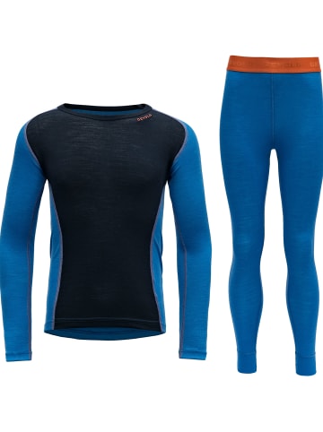 DEVOLD MULTI SPORTMERINO 190 SET in Blau