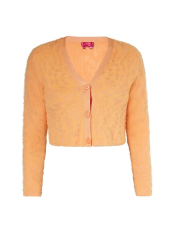 Swirly Damen Cardigan in ORANGE