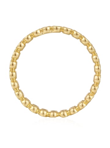 Trilani Ring aus Sterling Silber mit Zirkonia in gelbgold