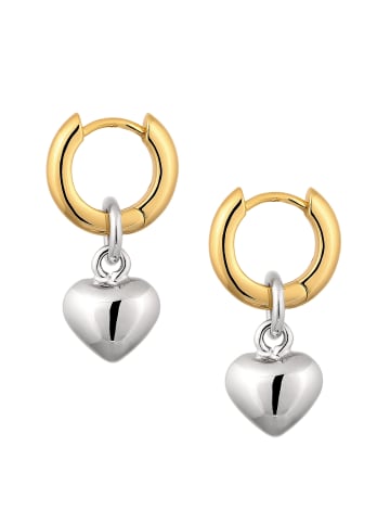 Elli Ohrringe Brass in Zweifarbig