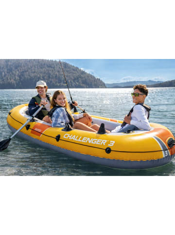 Intex Schlauchboot Challenger 3 Set 295x137x43cm in gelb