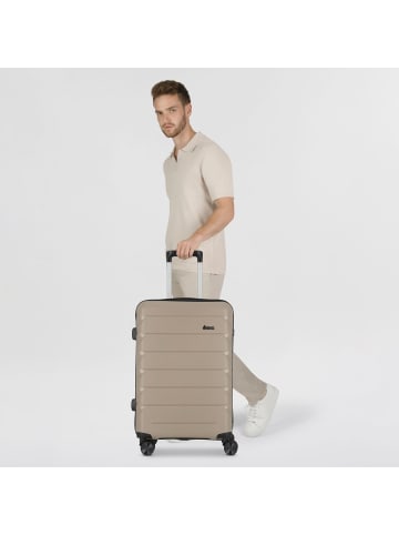 D&N Travel Line 4100 4 Rollen Trolley M 64 cm in blue