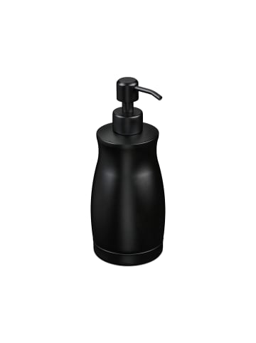 relaxdays 2 x Seifenspender in Schwarz - 400 ml