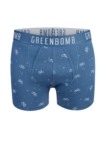 GreenBomb Trunk Bike Space 2 in Blau Mix
