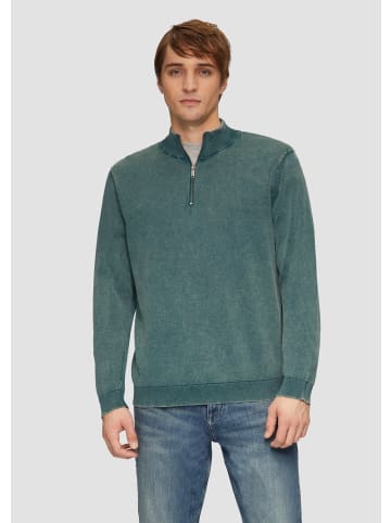 QS Strickpullover langarm in Petrol