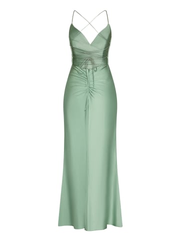 Vera Mont Abendkleid rückenfrei in Foggy Green