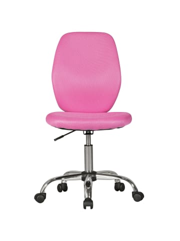 KADIMA DESIGN Pink Kinderdrehstuhl, einstellbare Sitzhöhe, hohe Rückenlehne