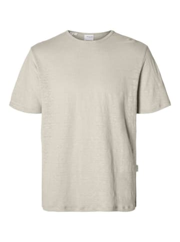 Selected T-Shirt in oatmeal