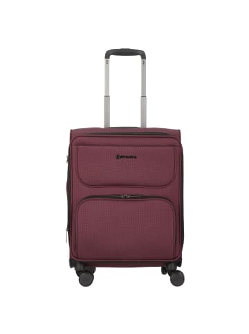 Stratic Bendigo Light Plus 4-Rollen Kabinentrolley 54 cm in aubergine