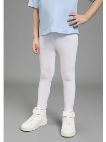 Kangaroos Leggings in hellblau gemustert