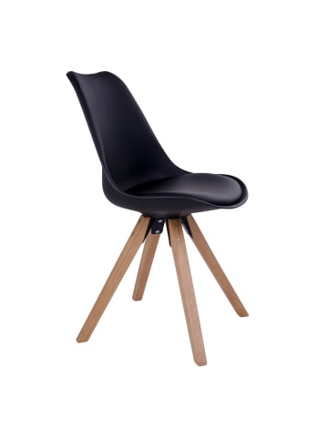 ebuy24 Benno Esszimmerstuhl  Schwarz 2er Set