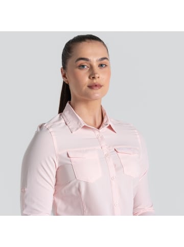 Craghoppers Langarm Bluse NosiLife Pro Stretch in rosa