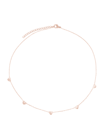 Steel_Art Halskette Damen mit Herz Sophia rose goldfarben in rosegoldfarben