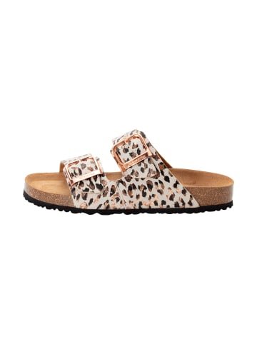 Tamaris Pantoletten aus Leder Beige