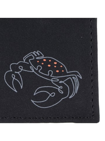 oxmox New Cryptan Geldbörse RFID Schutz 11 cm in schwarz-crab grey