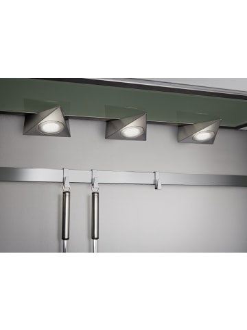 Trio Leuchten Wandleuchte ECCO in Nickel matt