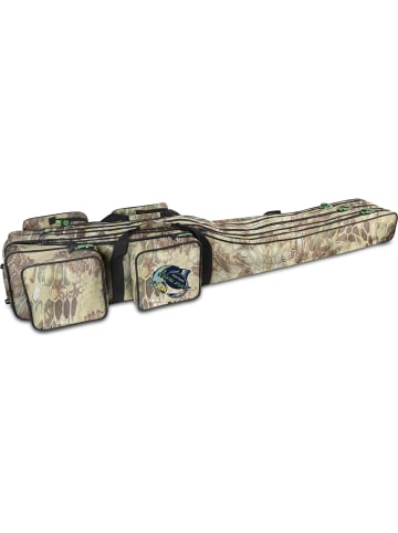 Normani Outdoor Sports Rutentasche 1,50 m RodBox Triple in Waldtarn