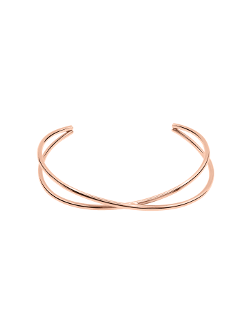 Steel_Art Armspange Frauen Dafne silberfarben poliert in rosegoldfarben