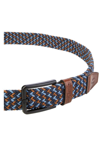 Camel Active Elastischer Flechtgürtel in Nachtblau