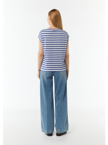 comma T-Shirt in 55S5_royalblau