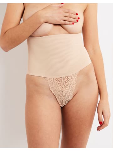 Scandale Eco-lingerie Mid-Waist String-Panty in Beige