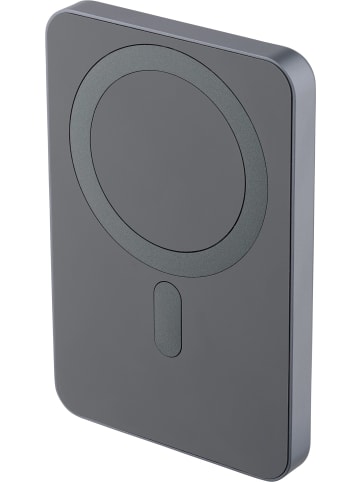 Qualo QUALO Recycling magnetische Powerbank 5000 mAh MagSafe 20W silber