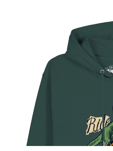 wat? Apparel Sweatshirt T-Rex Fahrrad in Glazed Green