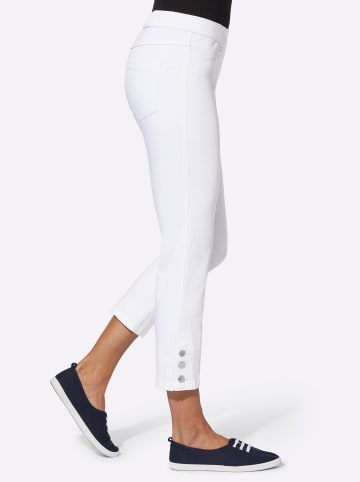 Sieh an! 7/8-Jeans in weiß