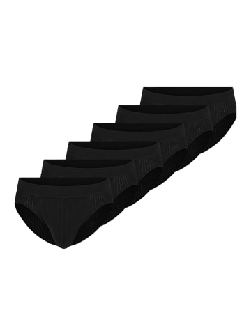 Schiesser Rio Slip / Unterhose Cotton Essentials Authentic in Schwarz