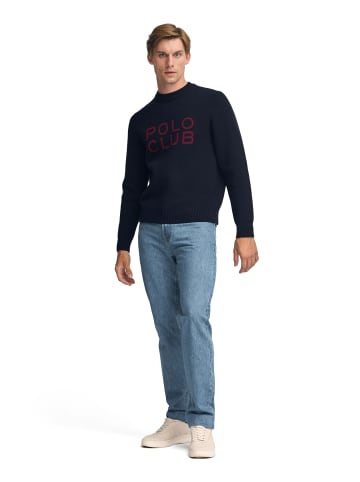 Polo Club Pullover in Navy Blau